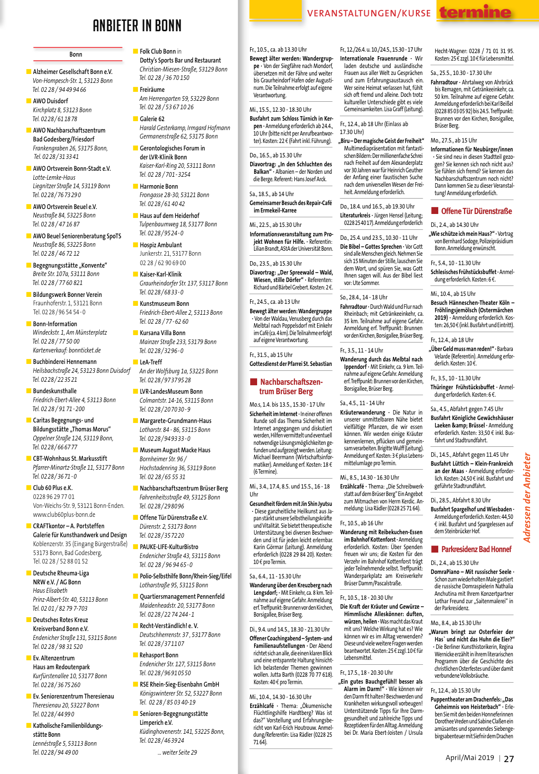 aktivTermine Nr. 116 - Seite 27